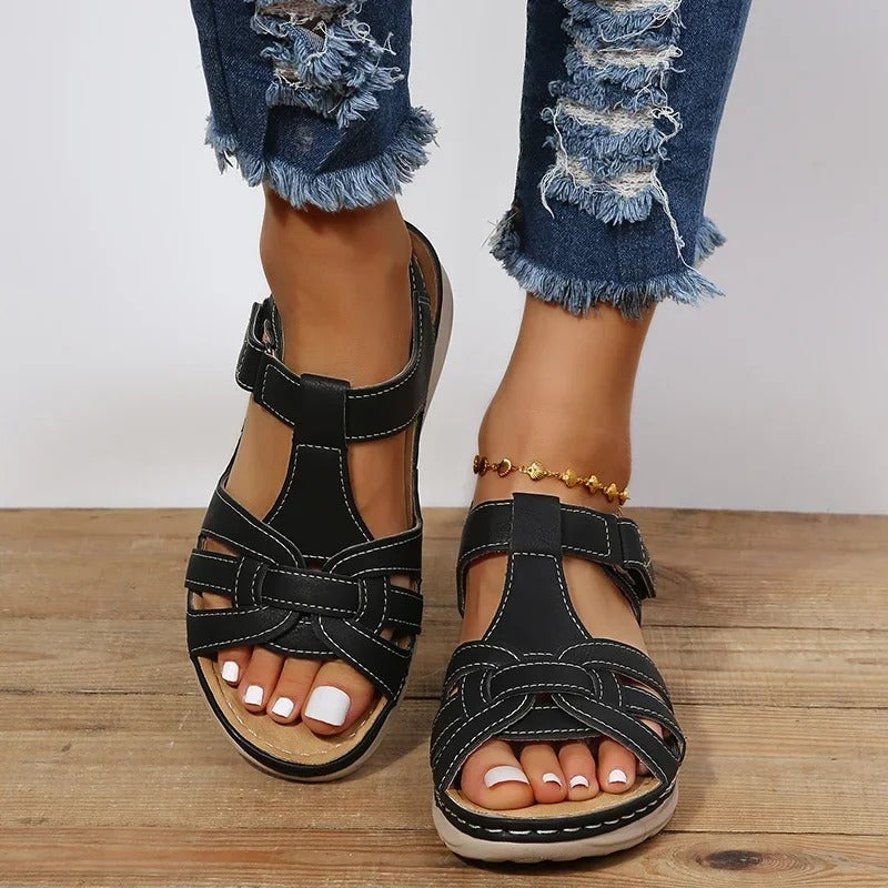 Winifred Lacombe | Gladiator Flat Sandals For Women