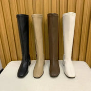 Arabella Stoneford | Knee-High Block Heel Boots For Women