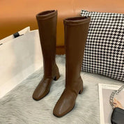 Arabella Stoneford | Knee-High Block Heel Boots For Women