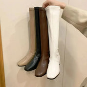 Arabella Stoneford | Knee-High Block Heel Boots For Women