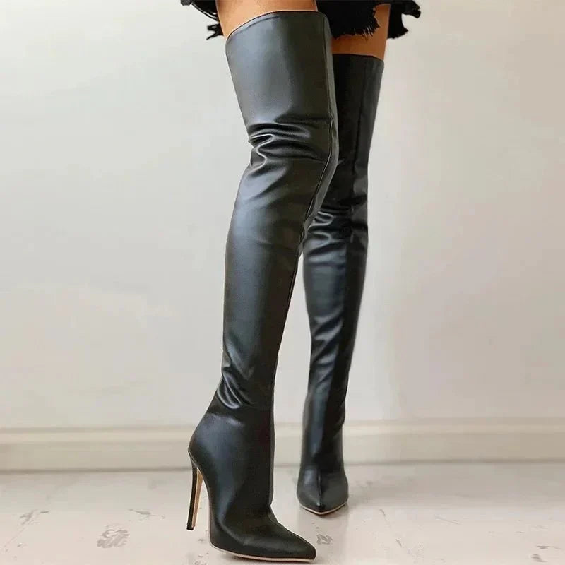 Arabella Foxmore | Over-The-Knee Stiletto Boots For Women