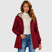 Naomi Castleford | Hooded Quilted Puffer Jacket For Women