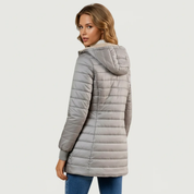 Naomi Castleford | Hooded Quilted Puffer Jacket For Women