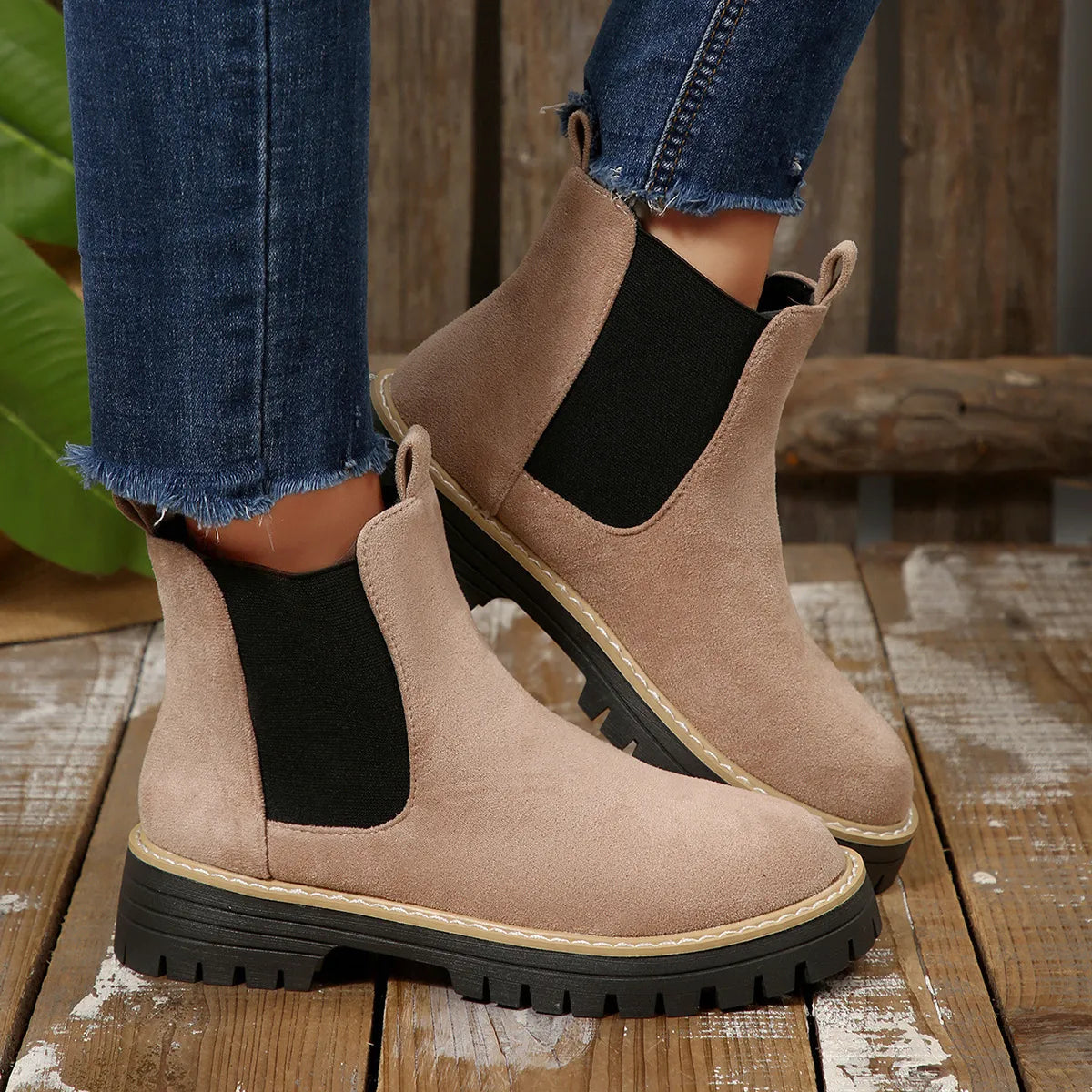 Prue Whitstone | Suede Chelsea Ankle Boot For Women