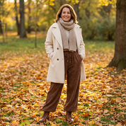 Millicent Ashgrove | Wide Leg Corduroy Trousers For Women
