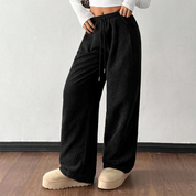 Millicent Ashgrove | Wide Leg Corduroy Trousers For Women