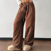 Millicent Ashgrove | Wide Leg Corduroy Trousers For Women