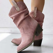Felicity Hawthorn | Slouchy Western Cowboy Ankle Boots For Women