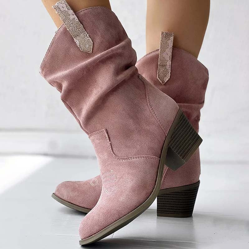 Felicity Hawthorn | Slouchy Western Cowboy Ankle Boots For Women
