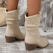 Felicity Hawthorn | Slouchy Western Cowboy Ankle Boots For Women