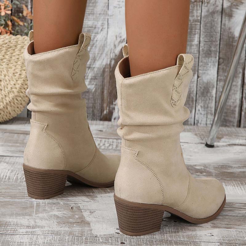 Felicity Hawthorn | Slouchy Western Cowboy Ankle Boots For Women