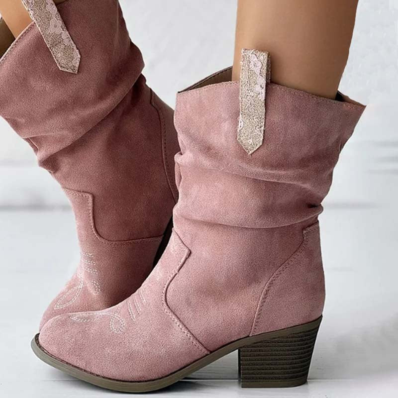 Felicity Hawthorn | Slouchy Western Cowboy Ankle Boots For Women