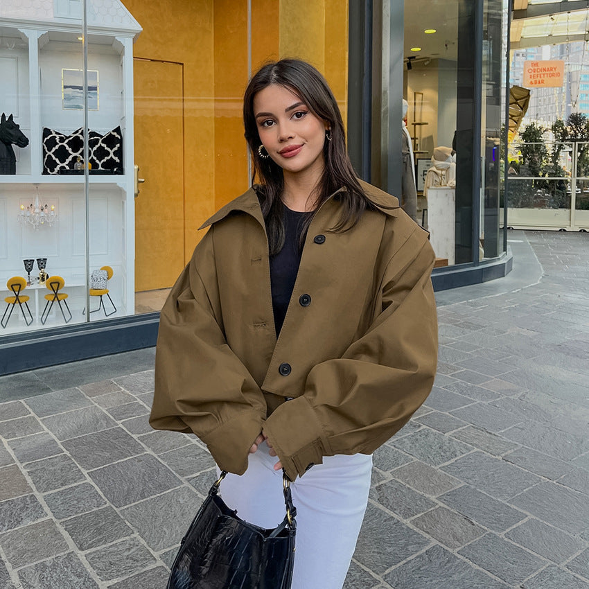 Margot Dunfield | Cropped Trench Coat For Women
