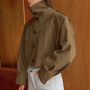Margot Dunfield | Cropped Trench Coat For Women