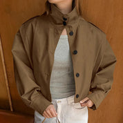 Margot Dunfield | Cropped Trench Coat For Women