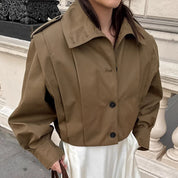 Margot Dunfield | Cropped Trench Coat For Women