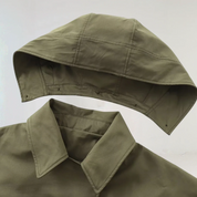 Harriet Stonemoor | Cropped Hooded Trench Coat For Women