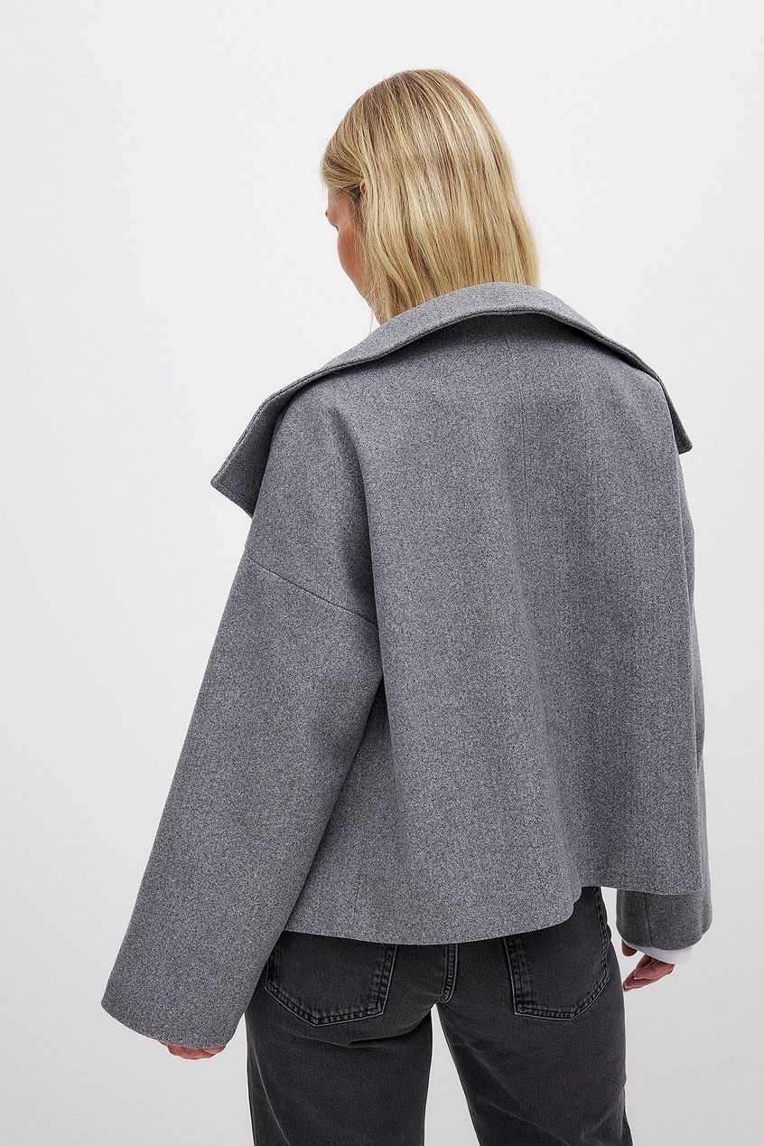 Edwina Falcroft | Oversized Cropped Coat For Women