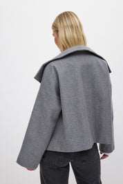 Edwina Falcroft | Oversized Cropped Coat For Women