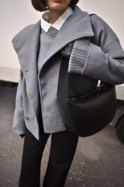 Edwina Falcroft | Oversized Cropped Coat For Women