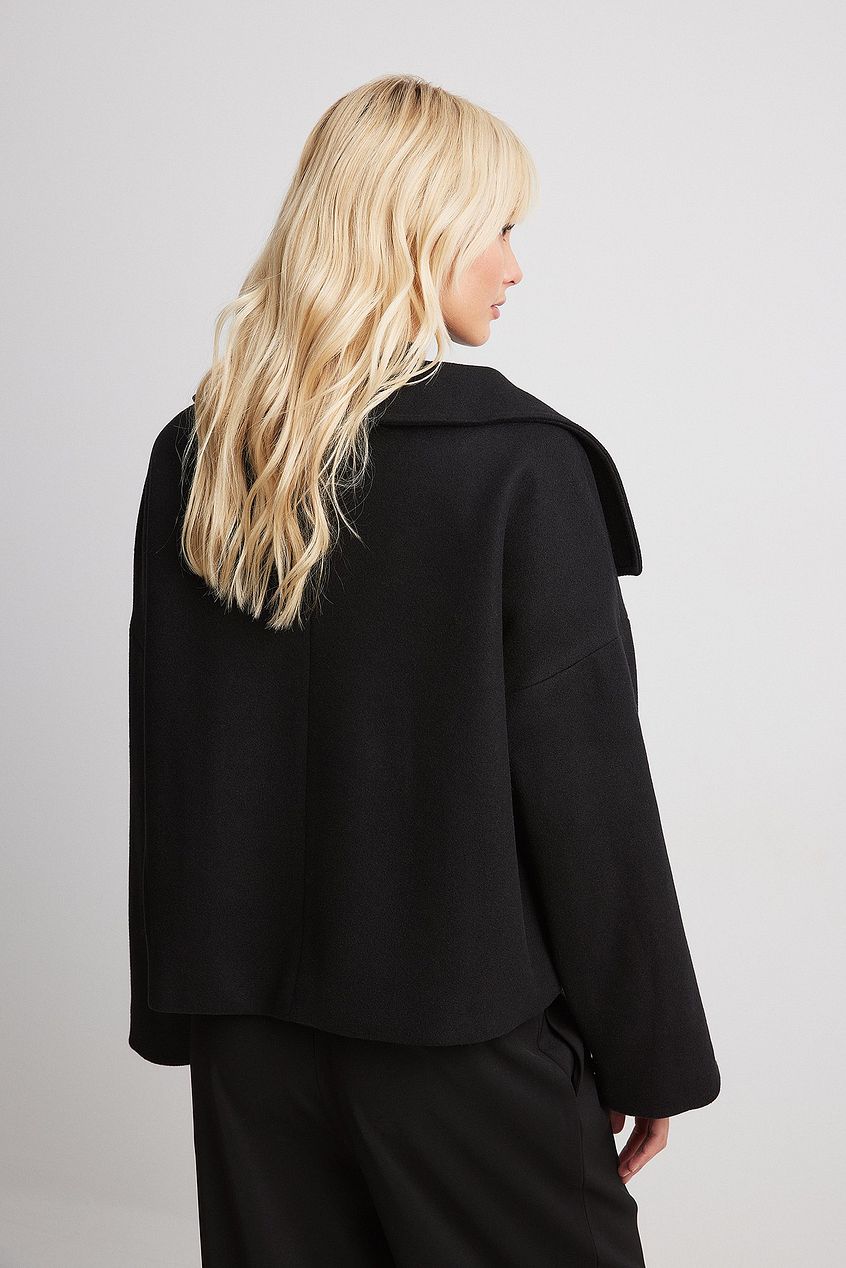 Edwina Falcroft | Oversized Cropped Coat For Women