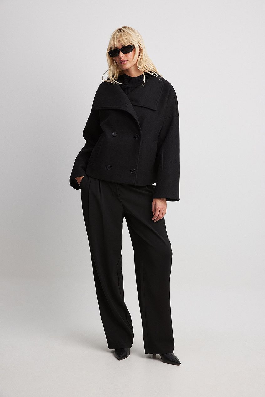 Edwina Falcroft | Oversized Cropped Coat For Women