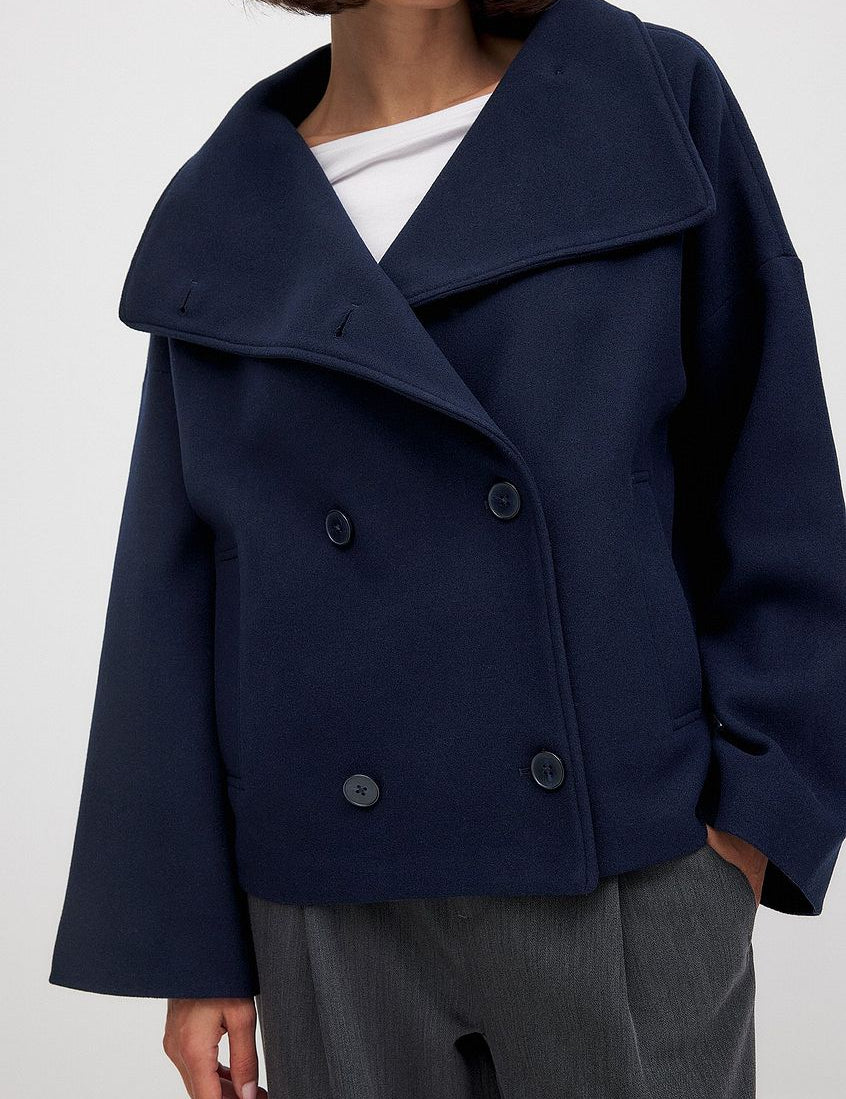 Edwina Falcroft | Oversized Cropped Coat For Women