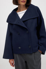 Edwina Falcroft | Oversized Cropped Coat For Women