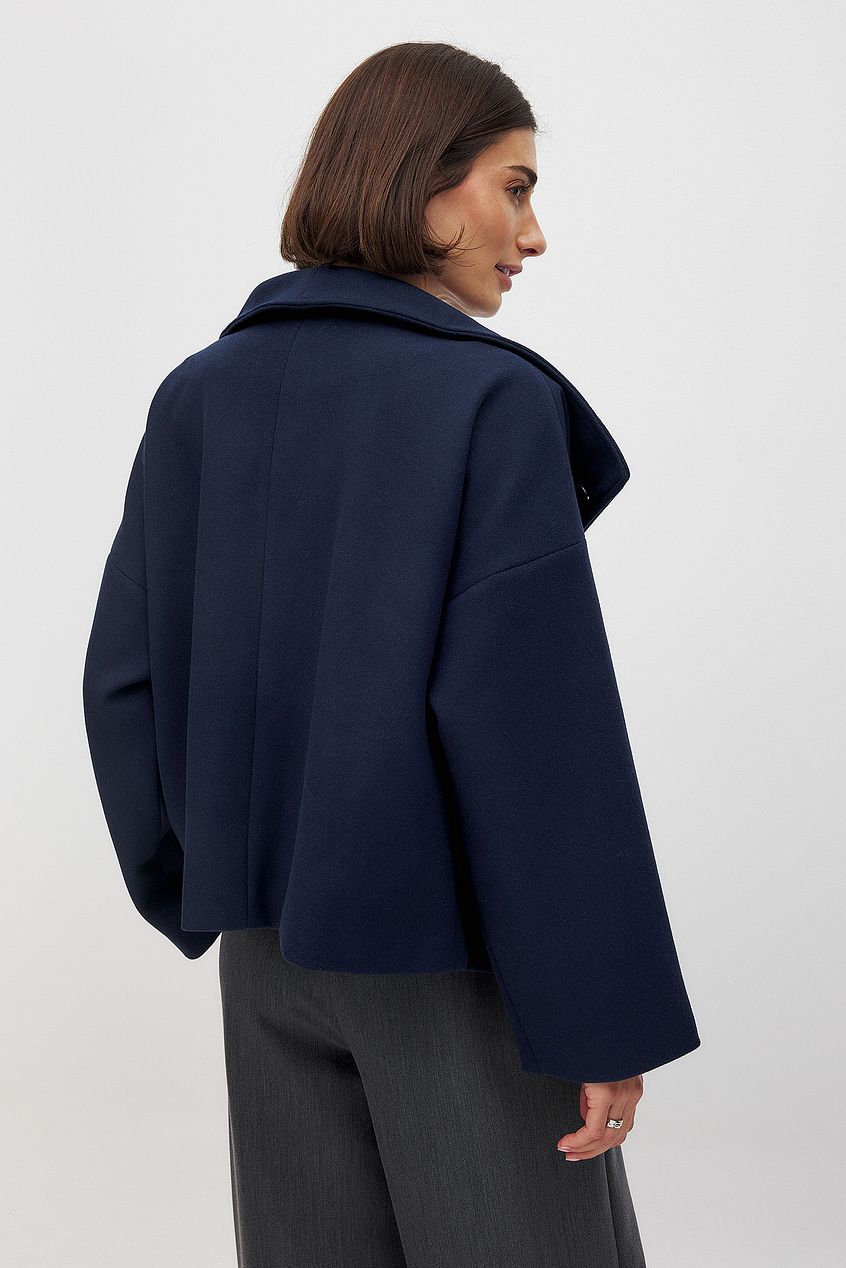 Edwina Falcroft | Oversized Cropped Coat For Women