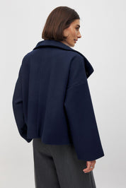 Edwina Falcroft | Oversized Cropped Coat For Women