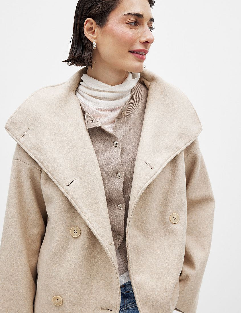 Edwina Falcroft | Oversized Cropped Coat For Women