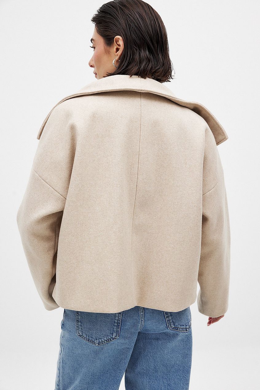 Edwina Falcroft | Oversized Cropped Coat For Women