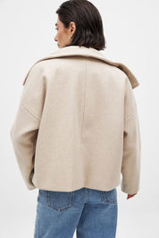 Edwina Falcroft | Oversized Cropped Coat For Women