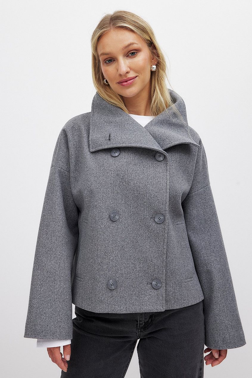 Edwina Falcroft | Oversized Cropped Coat For Women