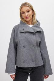 Edwina Falcroft | Oversized Cropped Coat For Women