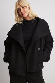 Edwina Falcroft | Oversized Cropped Coat For Women