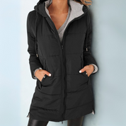 Helena Carsworth | Longline Hooded Puffer Jacket For Women