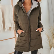 Helena Carsworth | Longline Hooded Puffer Jacket For Women