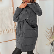 Helena Carsworth | Longline Hooded Puffer Jacket For Women