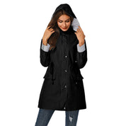 Leonora Blackthorn | Water-Resistant Hooded Rain Jacket For Women