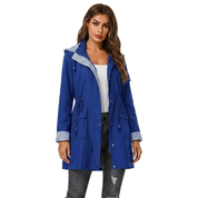 Leonora Blackthorn | Water-Resistant Hooded Rain Jacket For Women