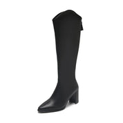 Elspeth Wyndmore | Knee-High Block Heel Boots For Women