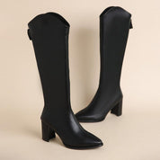Elspeth Wyndmore | Knee-High Block Heel Boots For Women