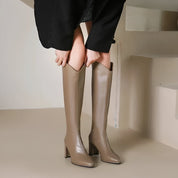 Elspeth Wyndmore | Knee-High Block Heel Boots For Women