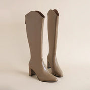 Elspeth Wyndmore | Knee-High Block Heel Boots For Women