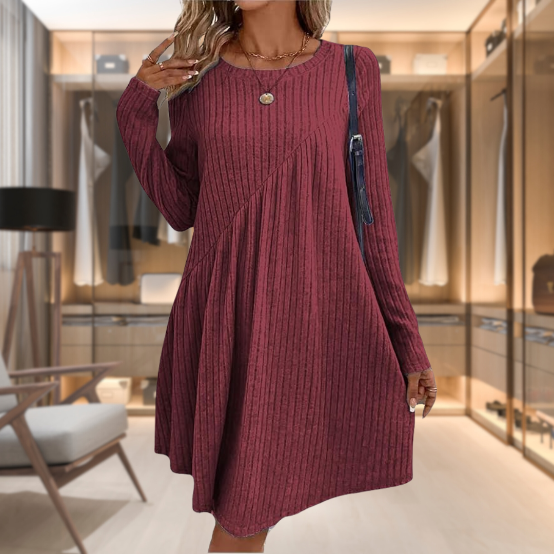 Marguerite Holloway | Ribbed Knit Midi Dress For Women