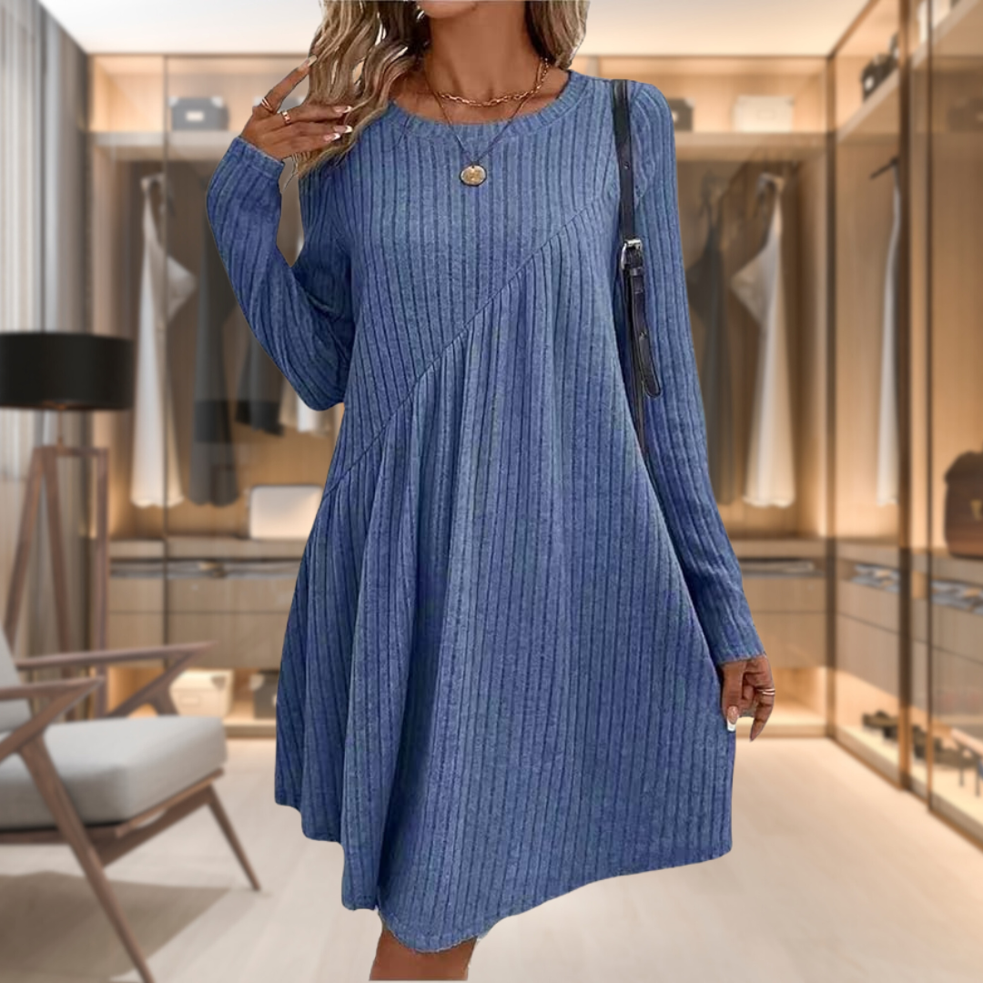 Marguerite Holloway | Ribbed Knit Midi Dress For Women