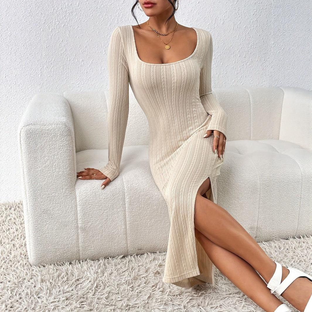 Seraphina Coldwell | Long Sleeve Bodycon Midi Dress For Women