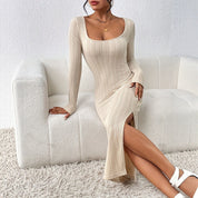 Seraphina Coldwell | Long Sleeve Bodycon Midi Dress For Women