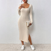 Seraphina Coldwell | Long Sleeve Bodycon Midi Dress For Women